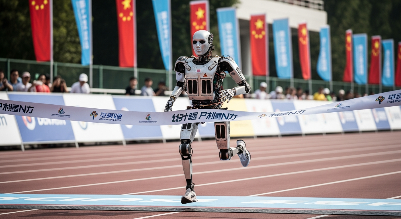 “인간 기록 7분 단축?” 50분 만에 완주한 휴머노이드 로봇