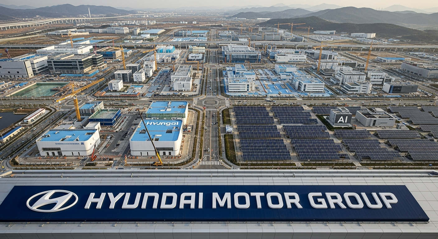 “9조 원 쏟아붓는다” 현대차가 새만금에 짓는 AI 도시는?
