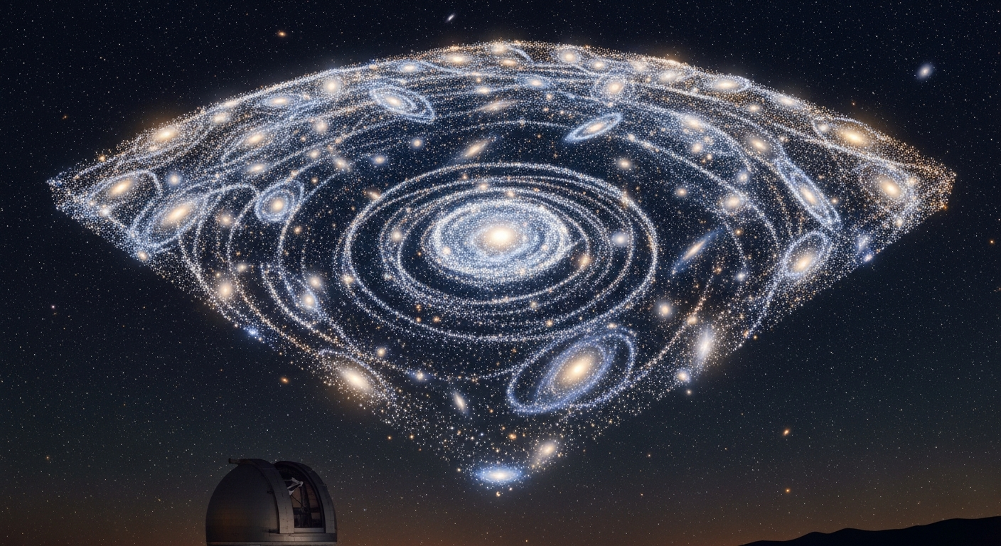 “암흑 에너지 정체 탄로?” 아인슈타인 가설 뒤집을 우주 지도 완성