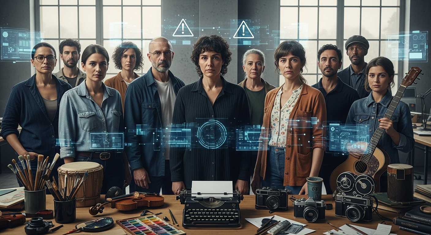 “AI 쓰레기 멈춰라” 예술가 800명, 참다 못해 들고일어났다