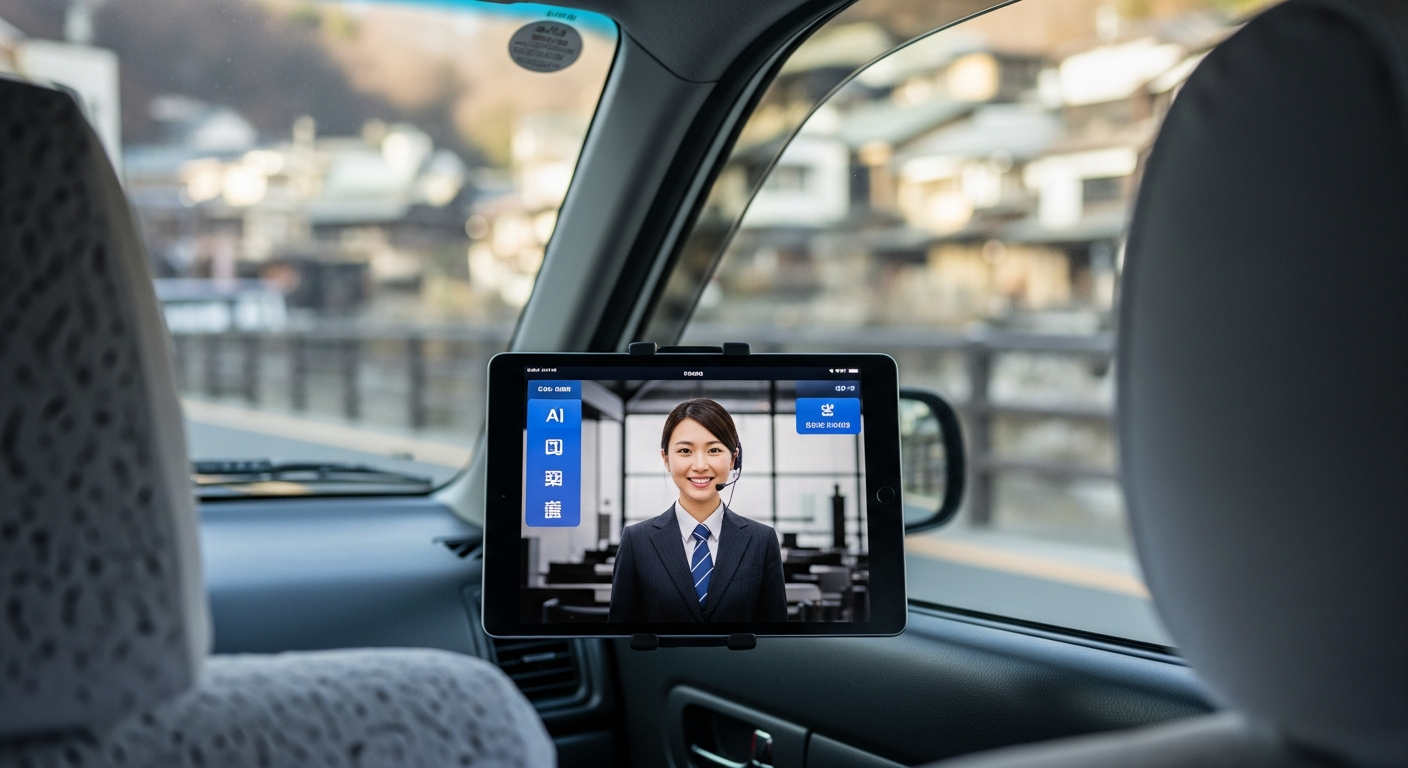 “일본 택시가 확 바뀐다” 한국 AI 휴먼이 통역부터 가이드까지