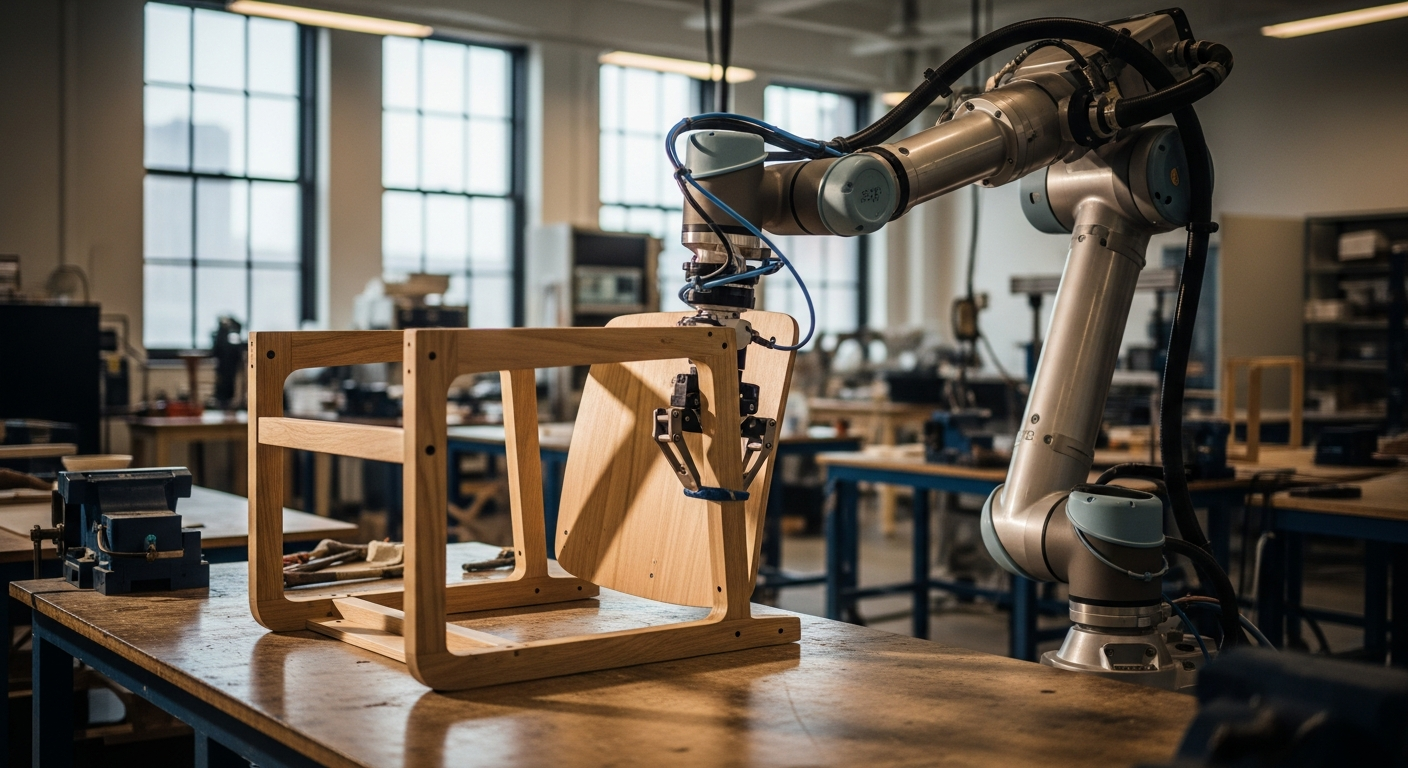 “가구 공장 다 망하나” 말 한마디에 의자 뚝딱 만드는 로봇 등장