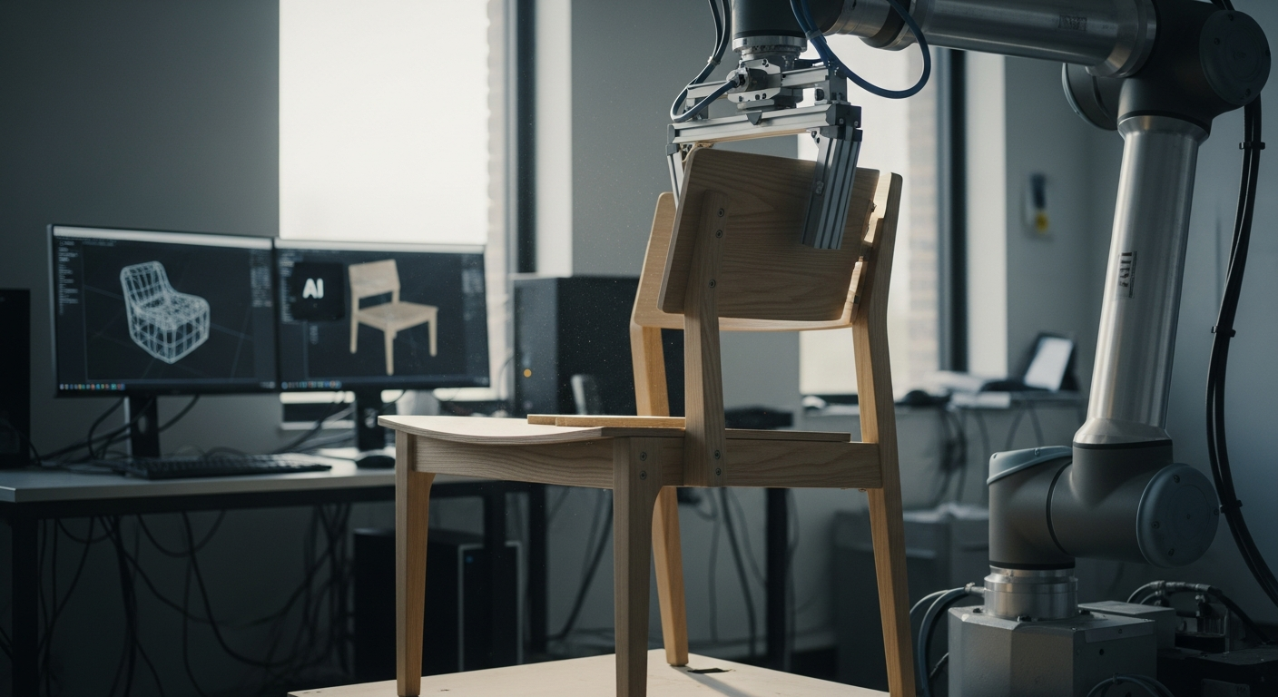 “말만 하면 의자가 뚝딱?” 로봇이 가구 만드는 세상 온다