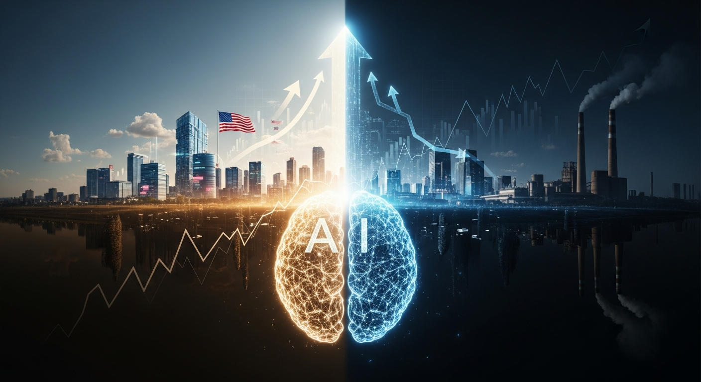 “미국만 돈 잔치 벌인다?” 인공지능 경제 대격차의 섬뜩한 경고