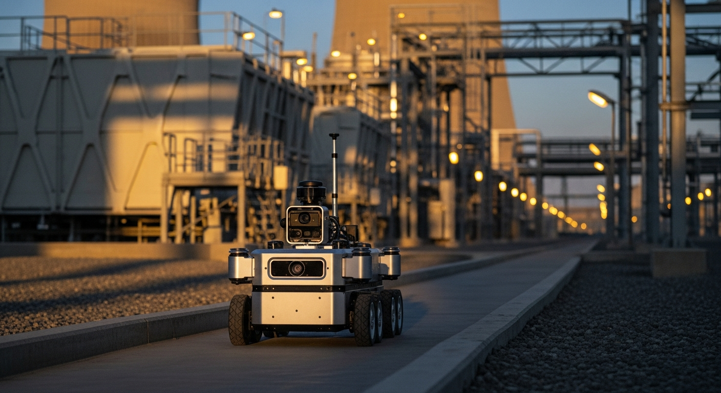 “사람보다 낫다?” 발전소 지키는 AI 로봇의 정체는