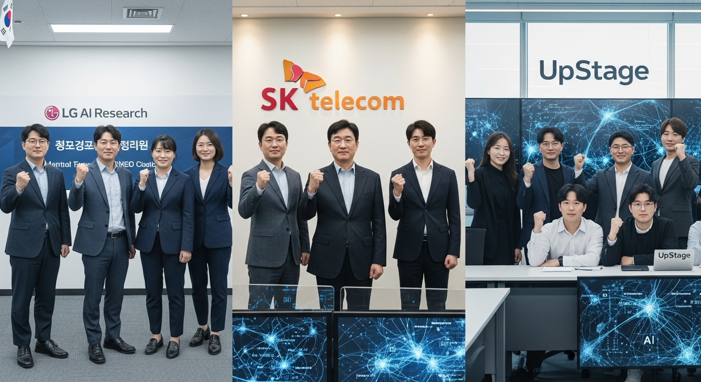 “네이버 탈락 충격” 한국 AI 국가대표, LG가 1등