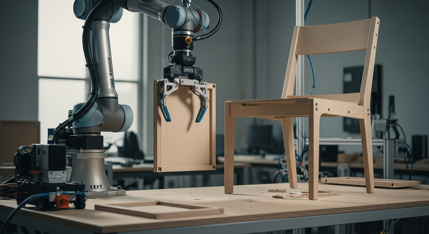 "목수들 이제 백수 된다" 말로 하면 의자 조립하는 AI 로봇