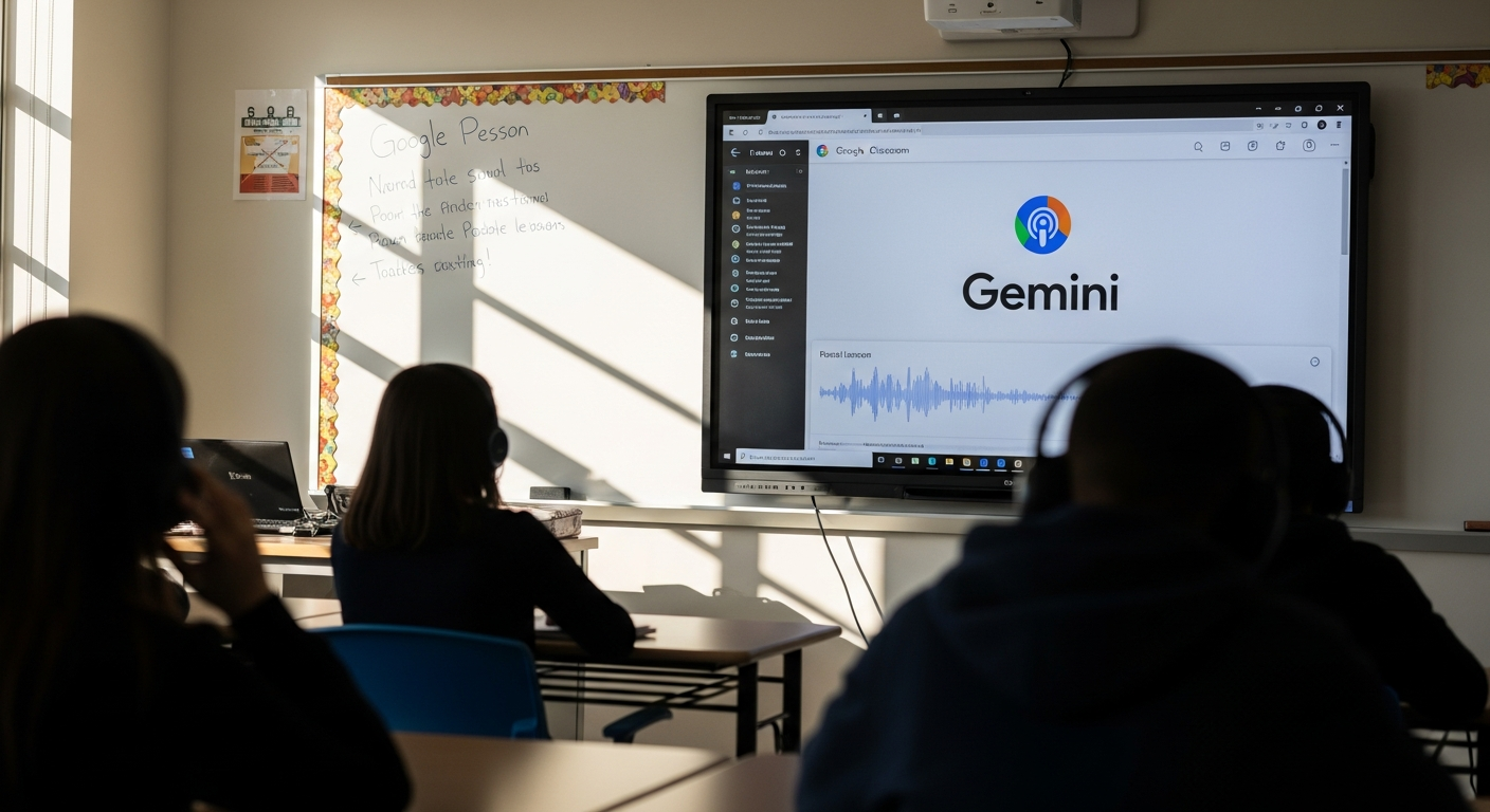 “교과서 사라진다?” 구글 제미나이, 수업을 팟캐스트로 변신