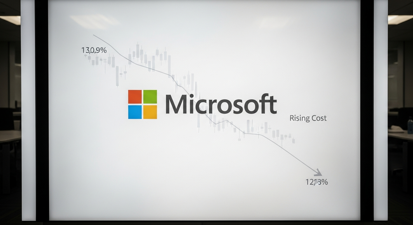 “7% 떡락.. 사기 아냐?” MS, 돈 쏟아붓고 성장은 멈췄다?