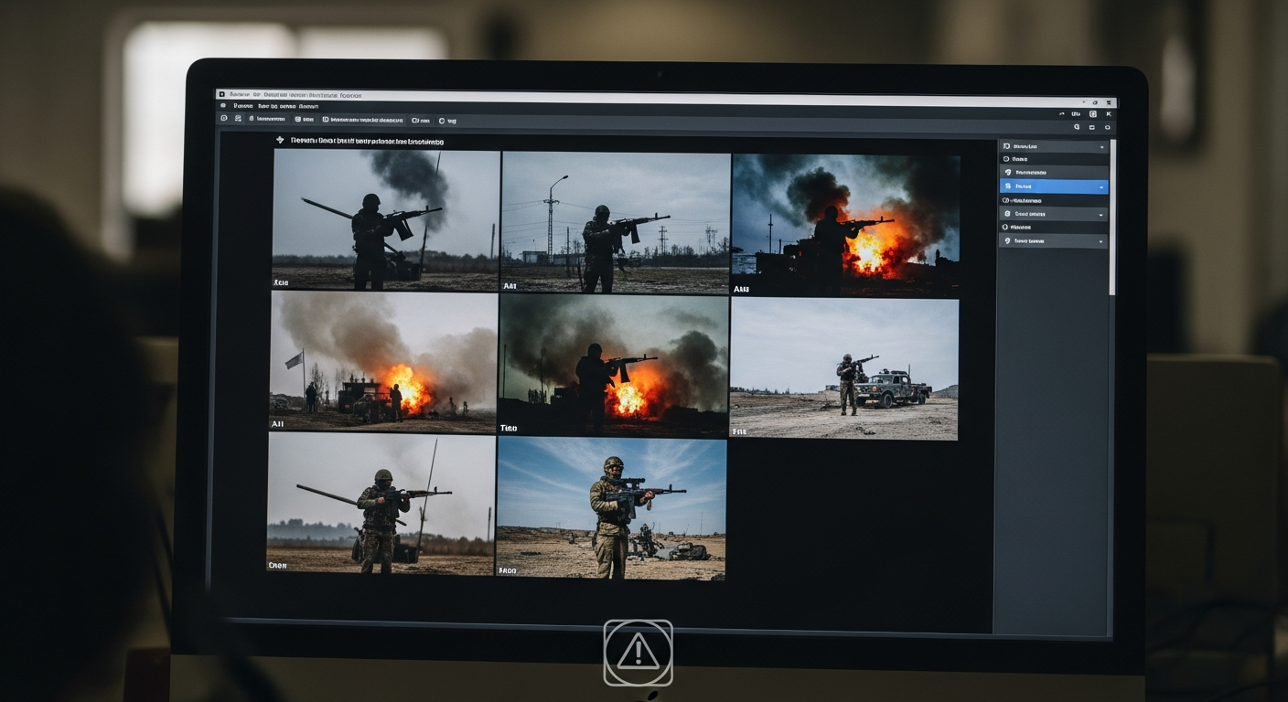 “속지 마세요” 전쟁터 사진도 AI가 조작하는 세상