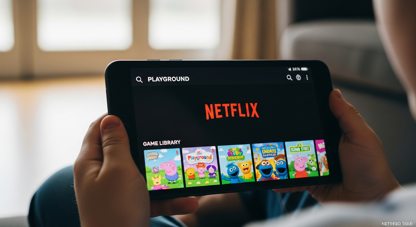 "광고·추가 결제 0원?" 넷플릭스 키즈 게임 앱 'Netflix Playground' 출시