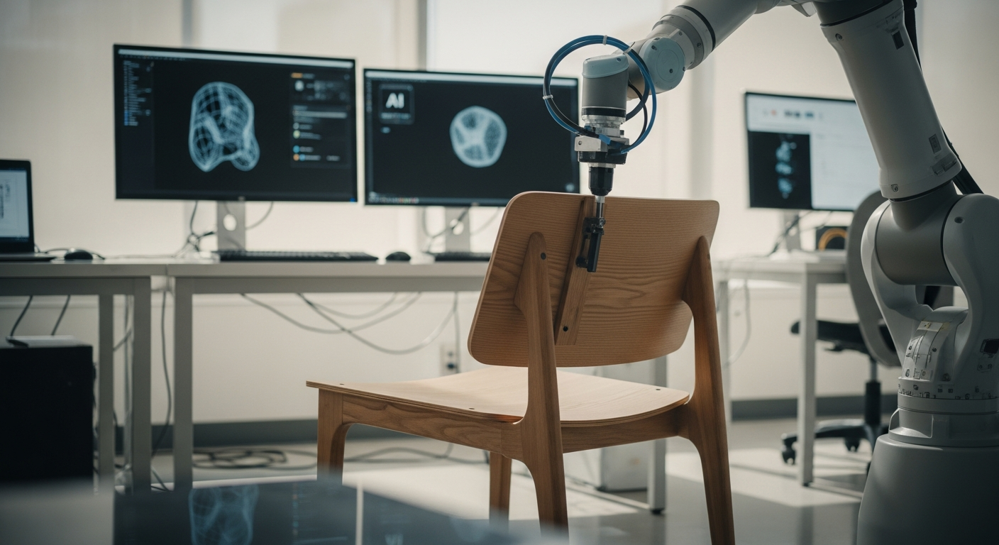 “설계도 필요 없다” 말만 하면 가구 짓는 로봇 등장