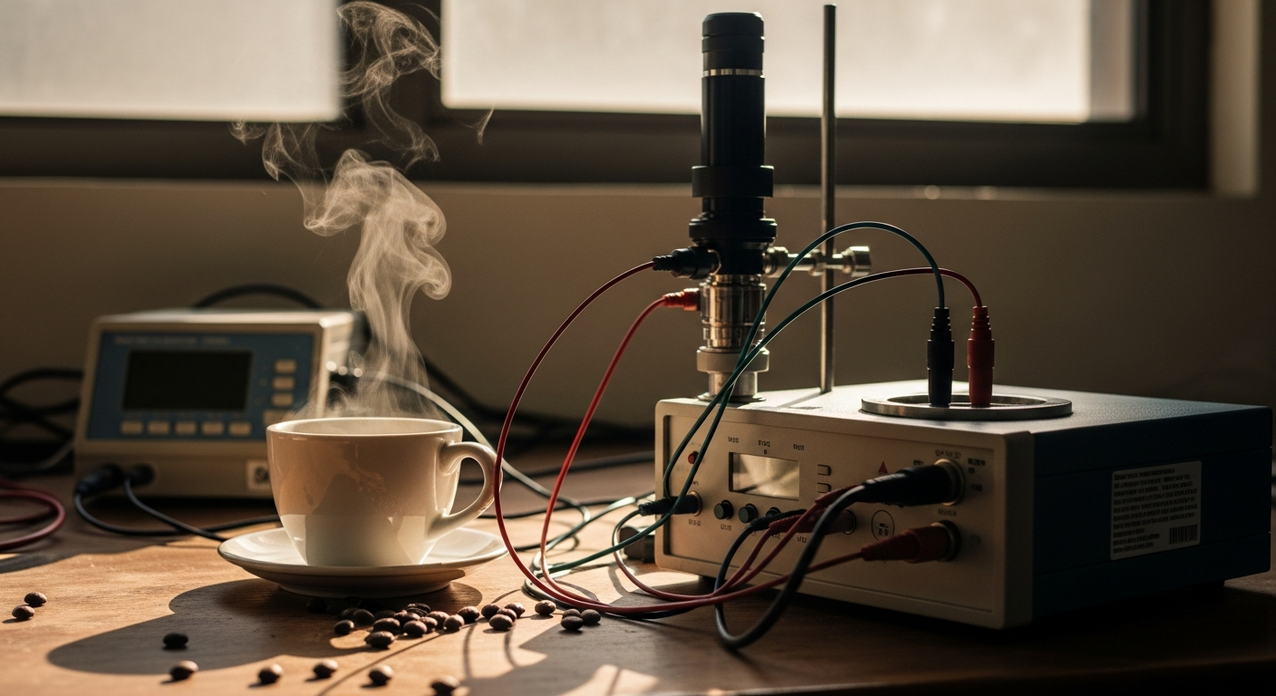 “커피에 전기를 흘렸더니?” 배터리 측정기로 찾은 인생 커피의 정체