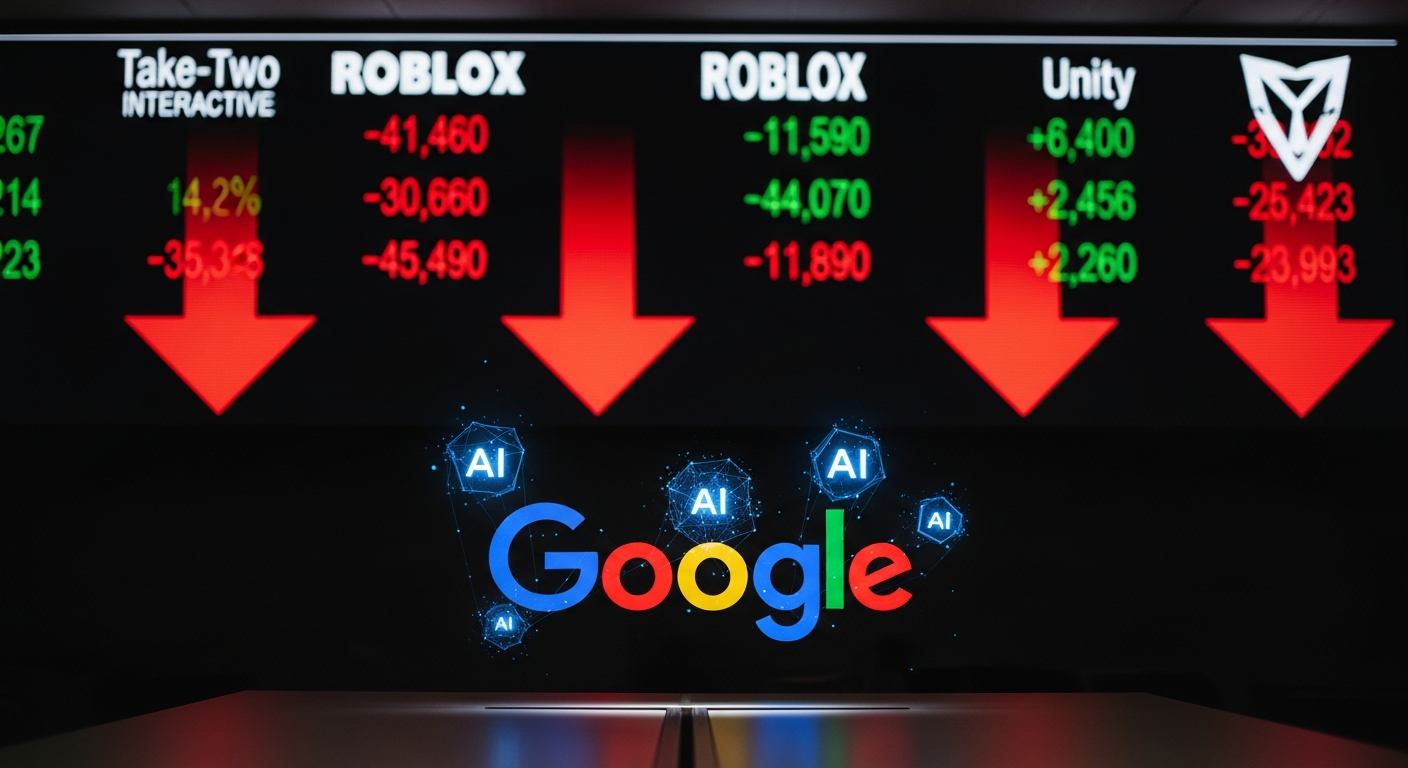 “유니티 24% 폭락” 구글 AI 지니 등장에 게임판 발칵