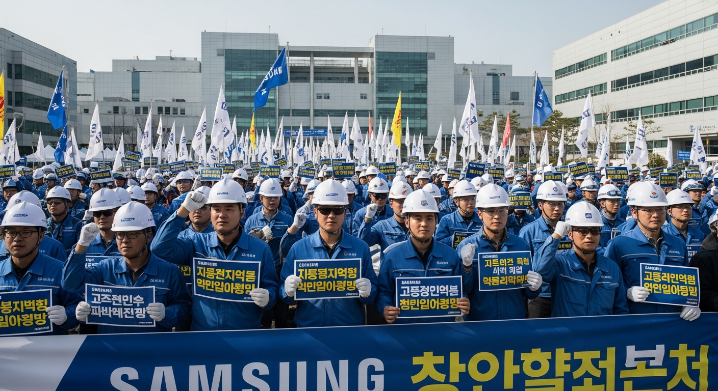 “삼성이 멈추면 전 세계 정지?” 역대급 파업 예고에 삼성전자 파업 비상