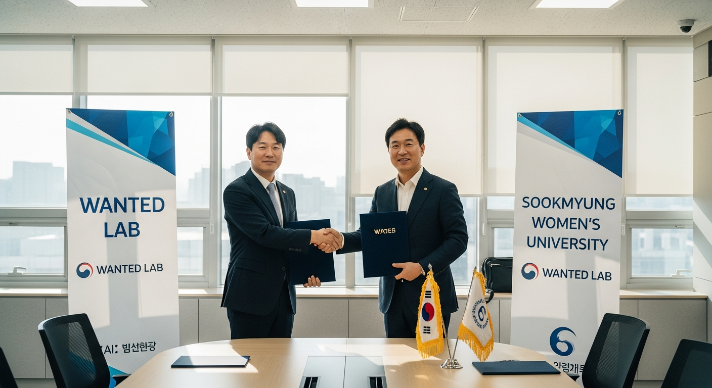 “개발자 아니어도 OK” 숙명여대, 원티드랩과 AI 교육 맞손