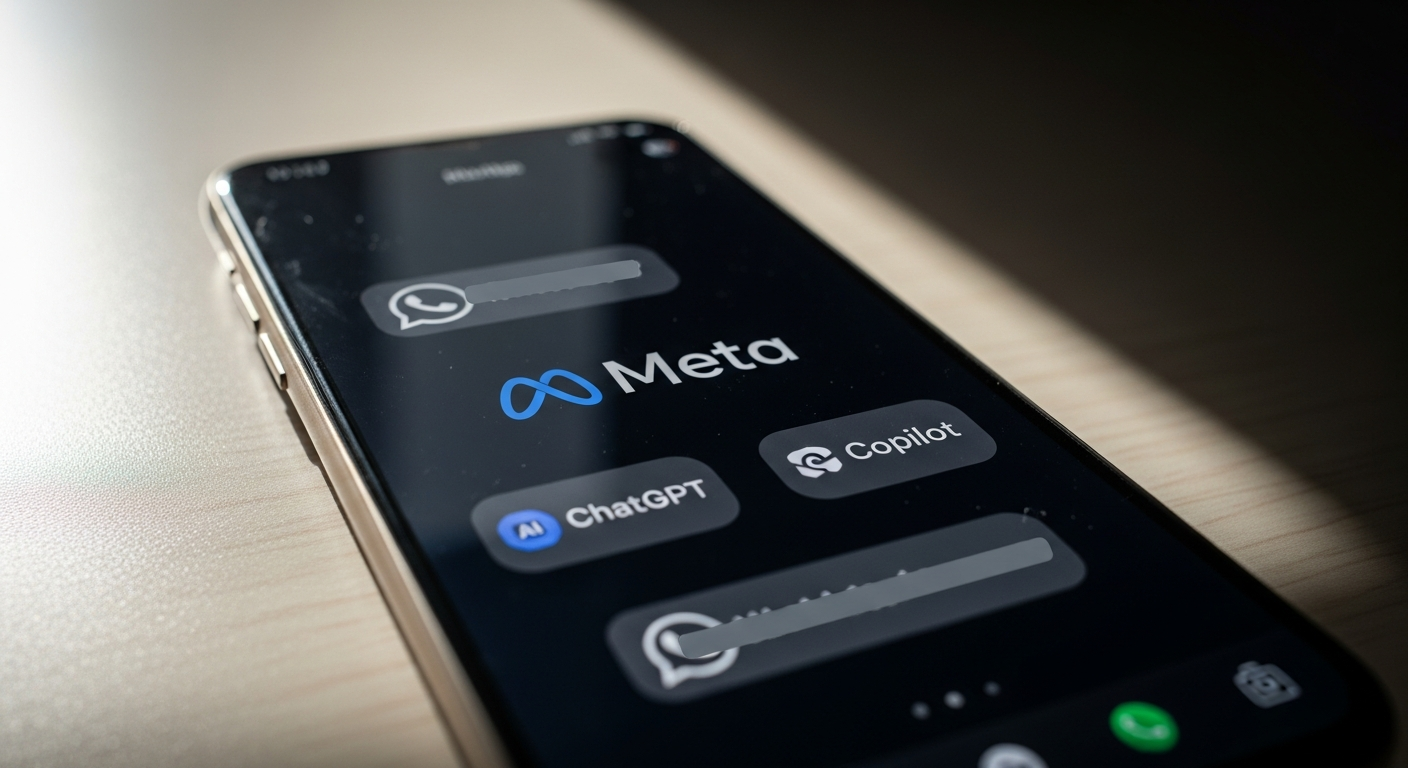 “챗GPT 쫓겨난다?” 왓츠앱 AI 독점 야욕, 제동 걸려