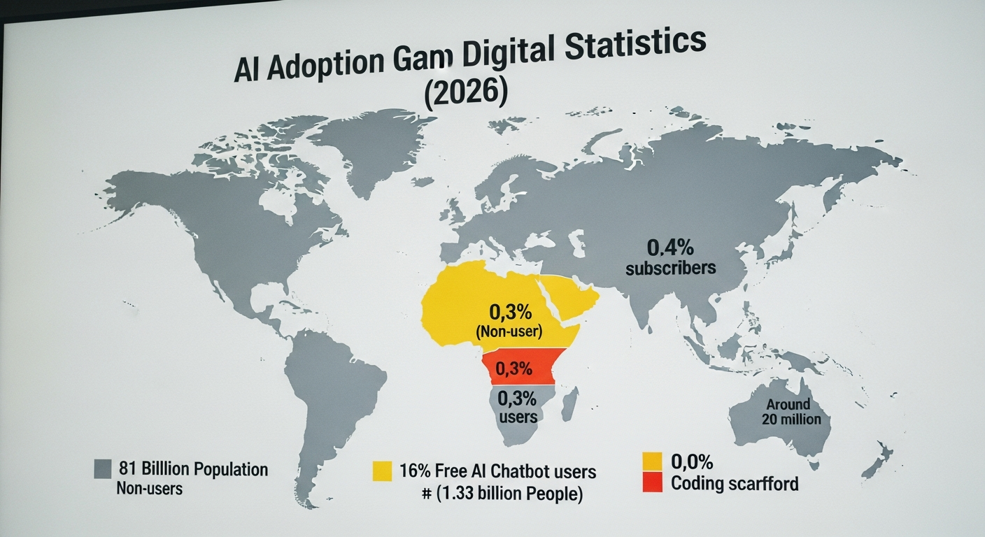 “나만 AI 쓰나?” 유료 사용자 고작 0.3%의 충격