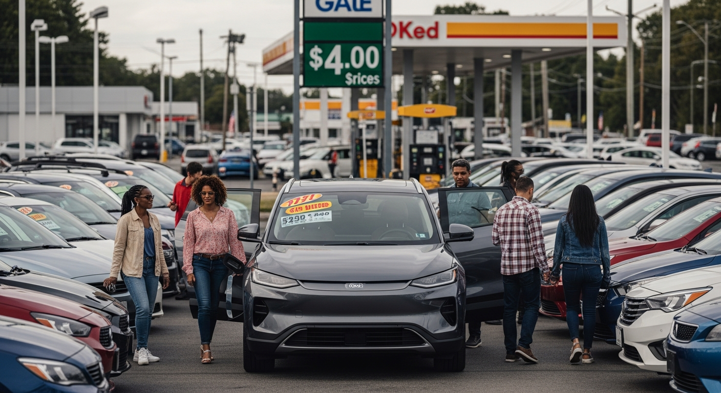“기름값 4달러 돌파에 멘붕” 미국 중고 전기차 불타오르는 이유