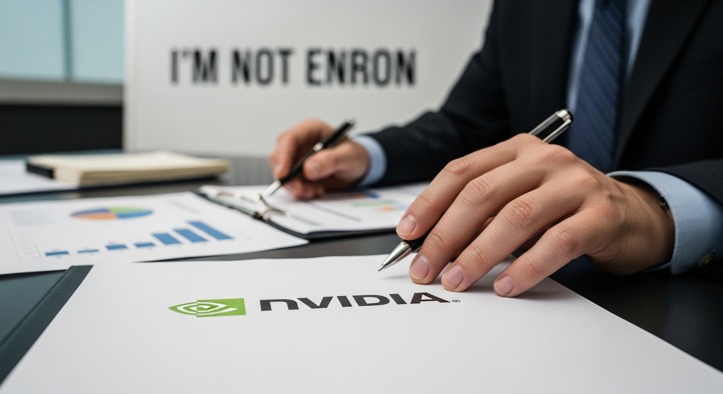 “우린 엔론 아니다!” 엔비디아의 해명, AI 거품 붕괴 신호일까?