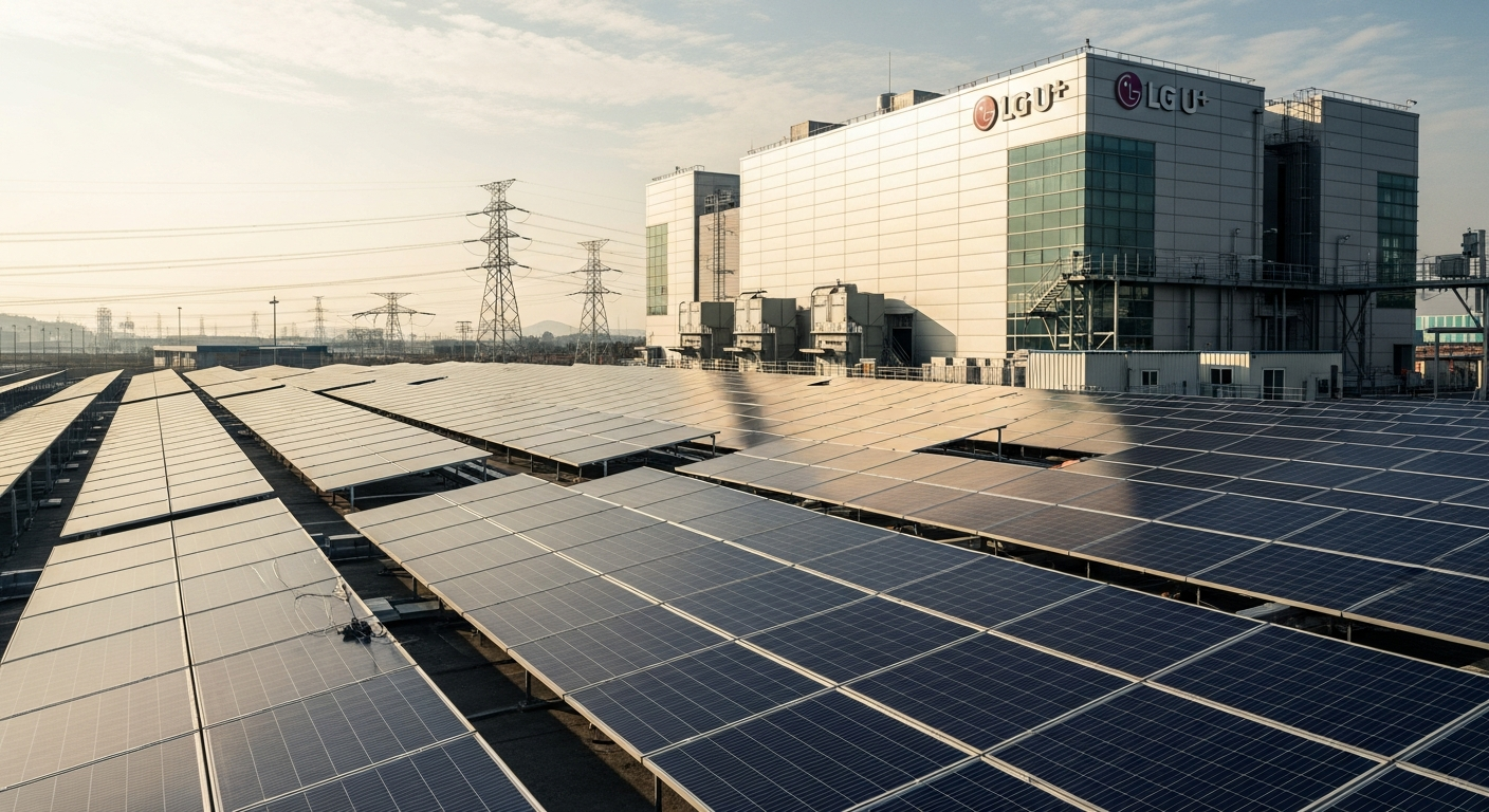 “태양광 50%?” LG유플러스의 '친환경' 선언, 진짜일까?