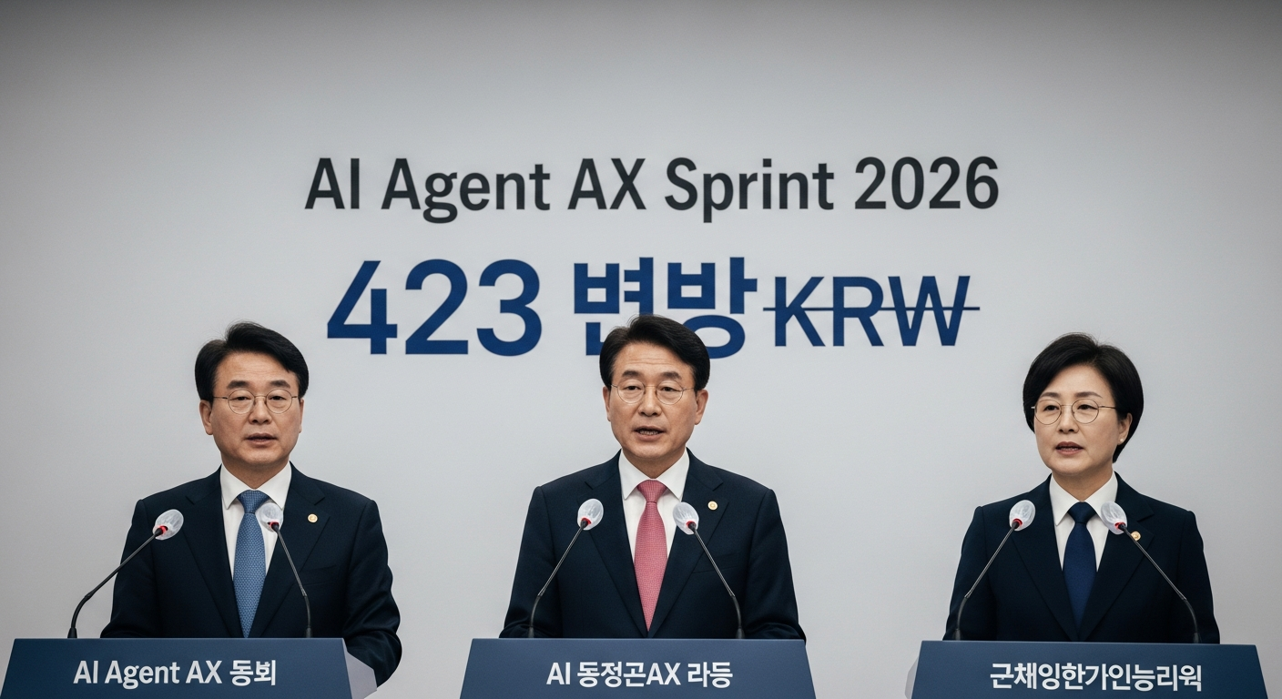 “AI 비서가 직접 일한다” 정부 4230억 원 투입해 AI 에이전트 키운다
