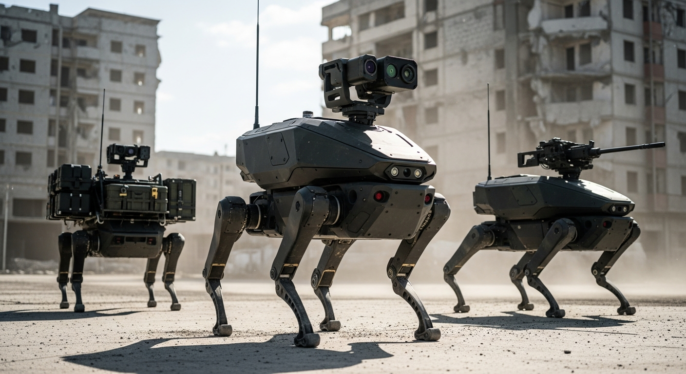 "진짜 늑대처럼 사냥한다" 중국 인민해방군 로봇 늑대 군단 공개