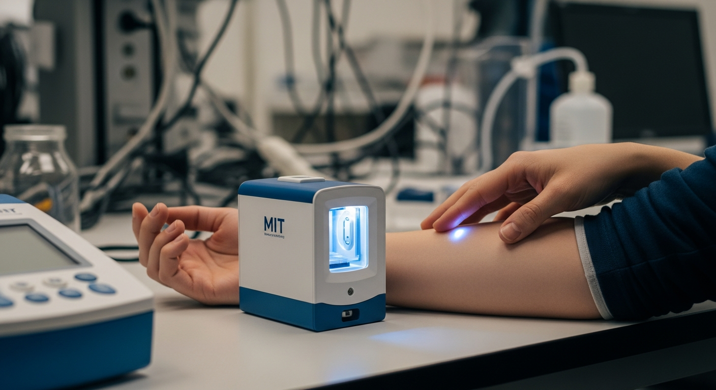 “바늘 공포 끝” 피 안 뽑고 빛으로 혈당 잰다? MIT 혁명