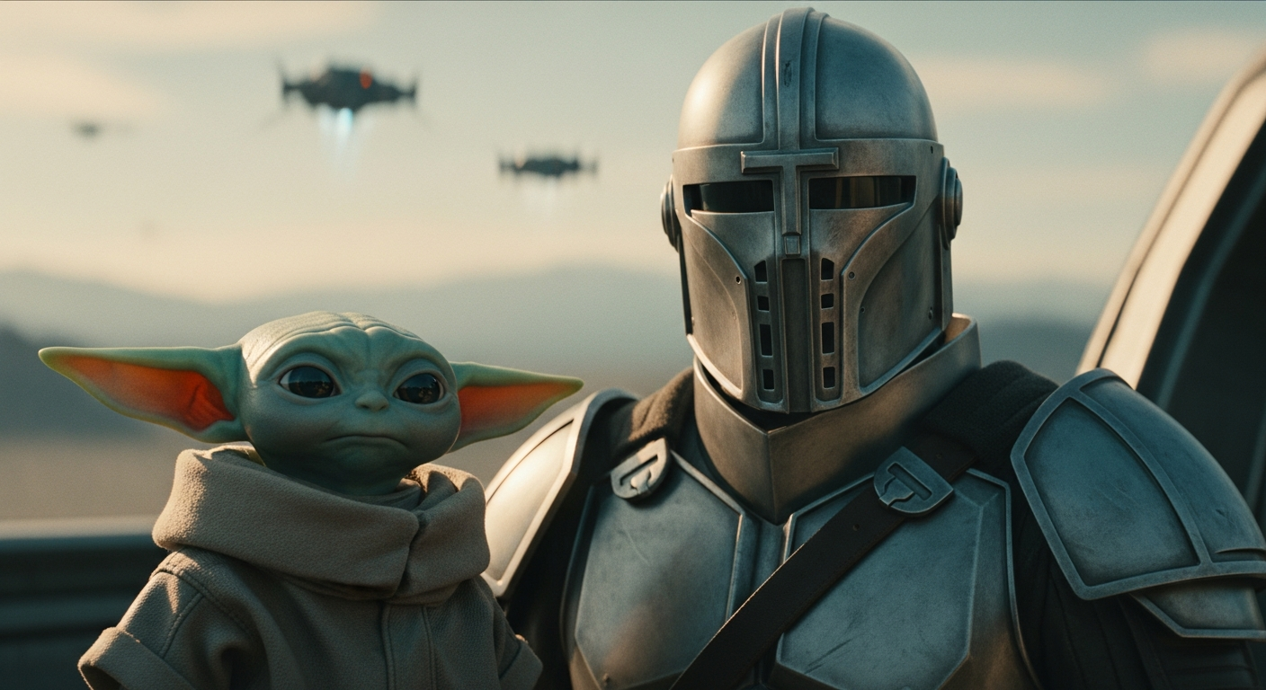 “아기 요다의 반전 실력?” 스타워즈 영화 만달로리안과 그로구 드디어 베일 벗다