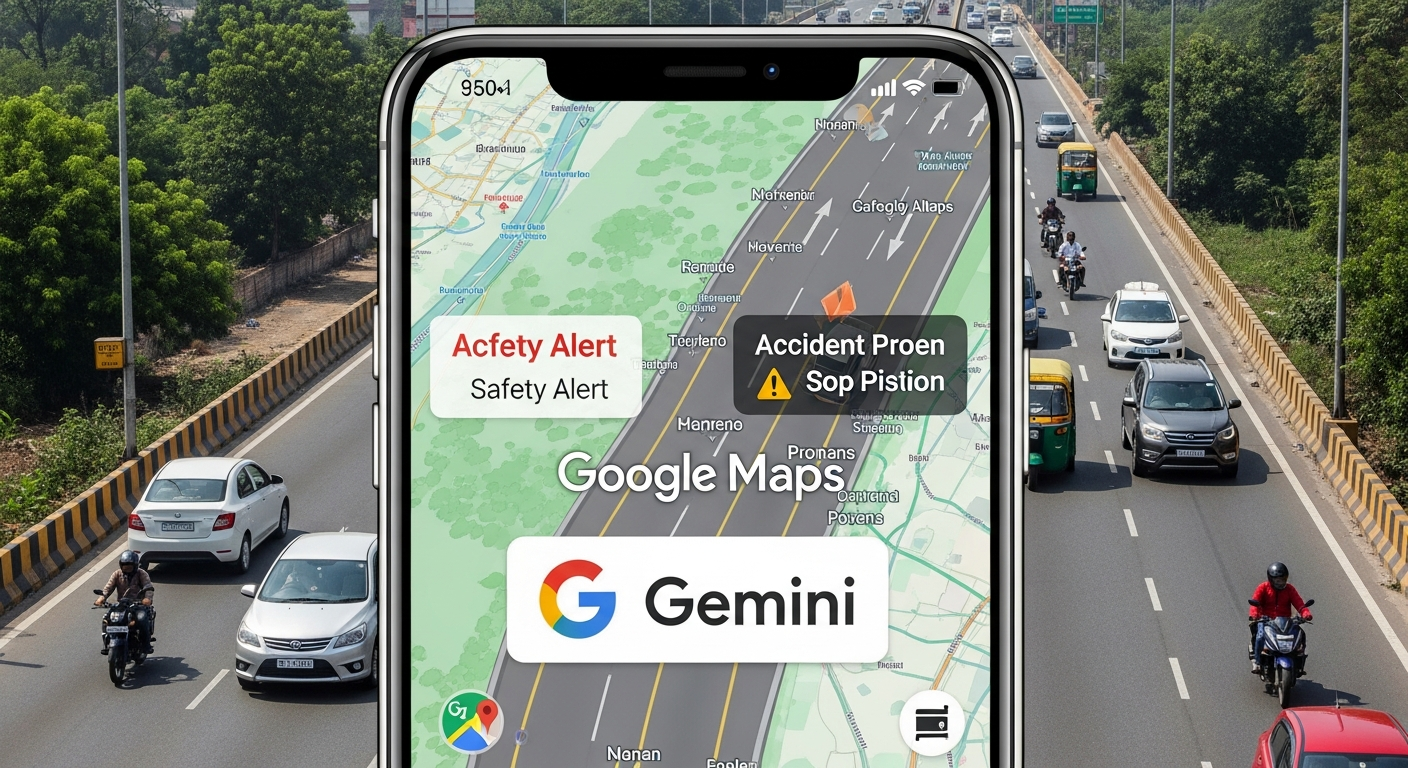“이제 목숨 구해준다?” 구글맵 AI, 인도 운전자 사망사고 막을까