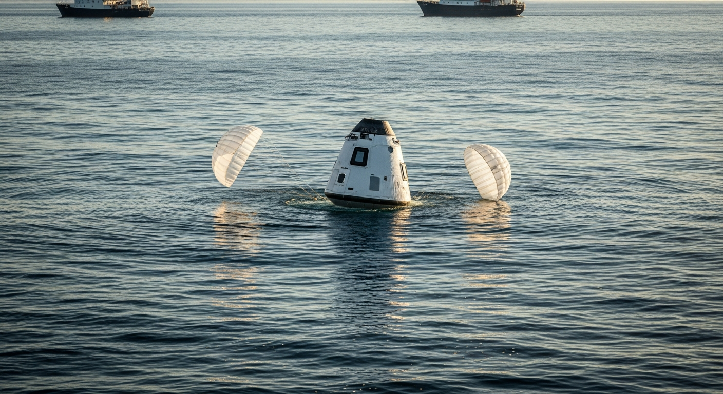“50년 만에 달 돌고 왔다..” NASA 우주선 태평양 안착 성공