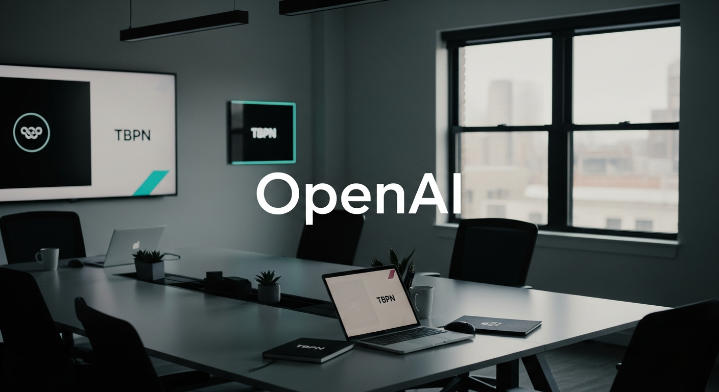 “뉴스도 이제 OpenAI가 만든다?” 테크 방송국 TBPN 인수하며 여론전 시작