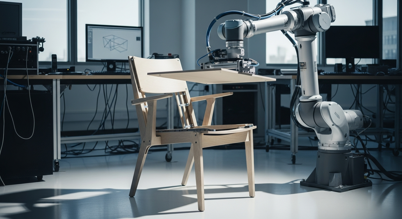 “가구 공장 망하나” 말 한마디로 의자 만드는 로봇
