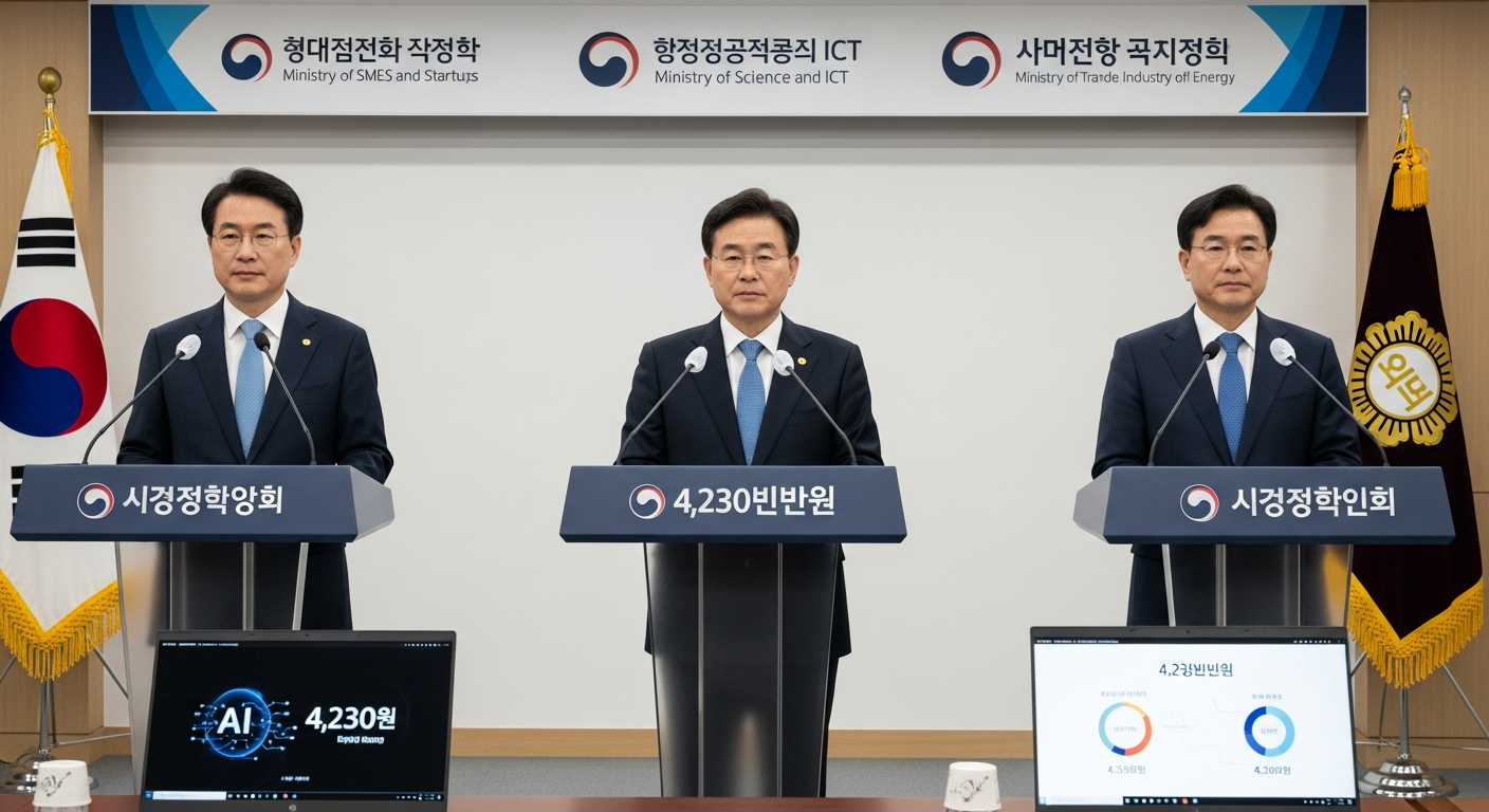 “4230억 지원금 쏟아진다” 부처 합동 AX 사업 공고