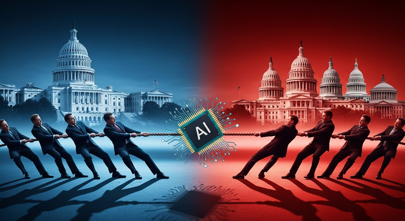 "미국 AI 혁신 멈춘다" 연방과 주 정부의 역대급 규제 전쟁 시작