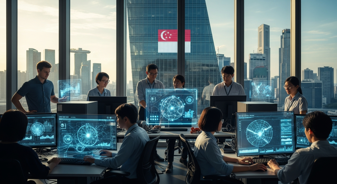 “1조 원 쏟아붓는다” 싱가포르 AI, 미국 잡을까?