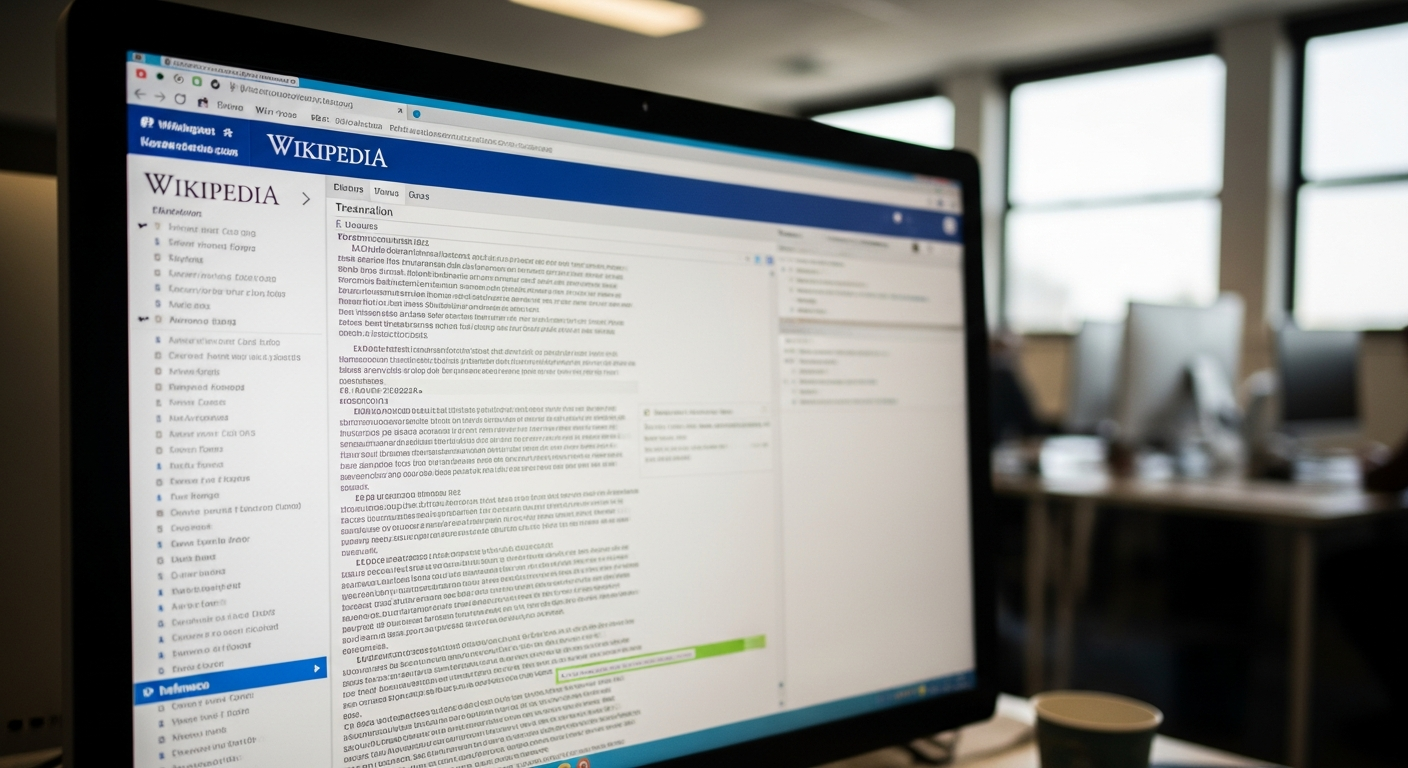 "AI가 소설 썼다" 위키백과 번역, 없는 출처 조작 논란