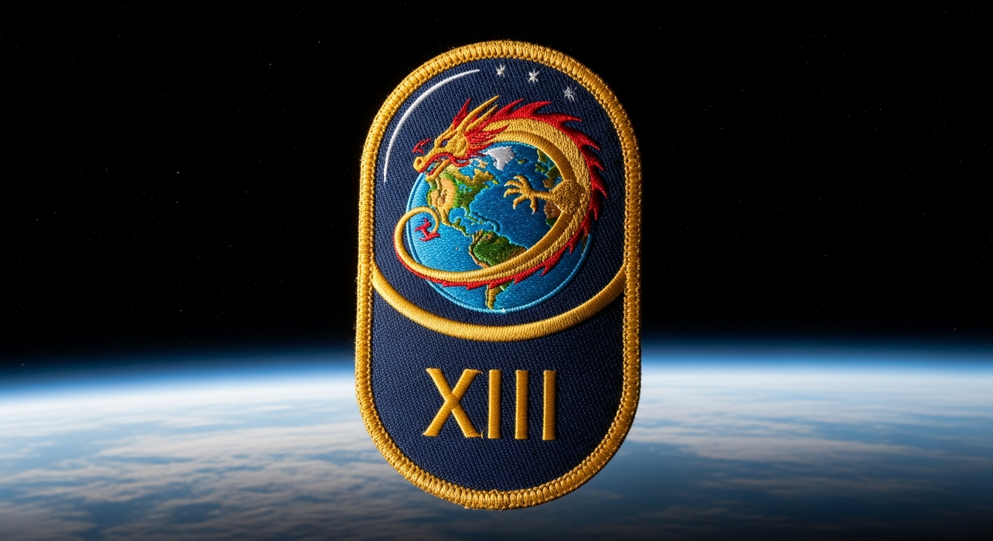 “아폴로 13호 저주 끝났다?” 나사 스페이스X 크루13 패치 디자인