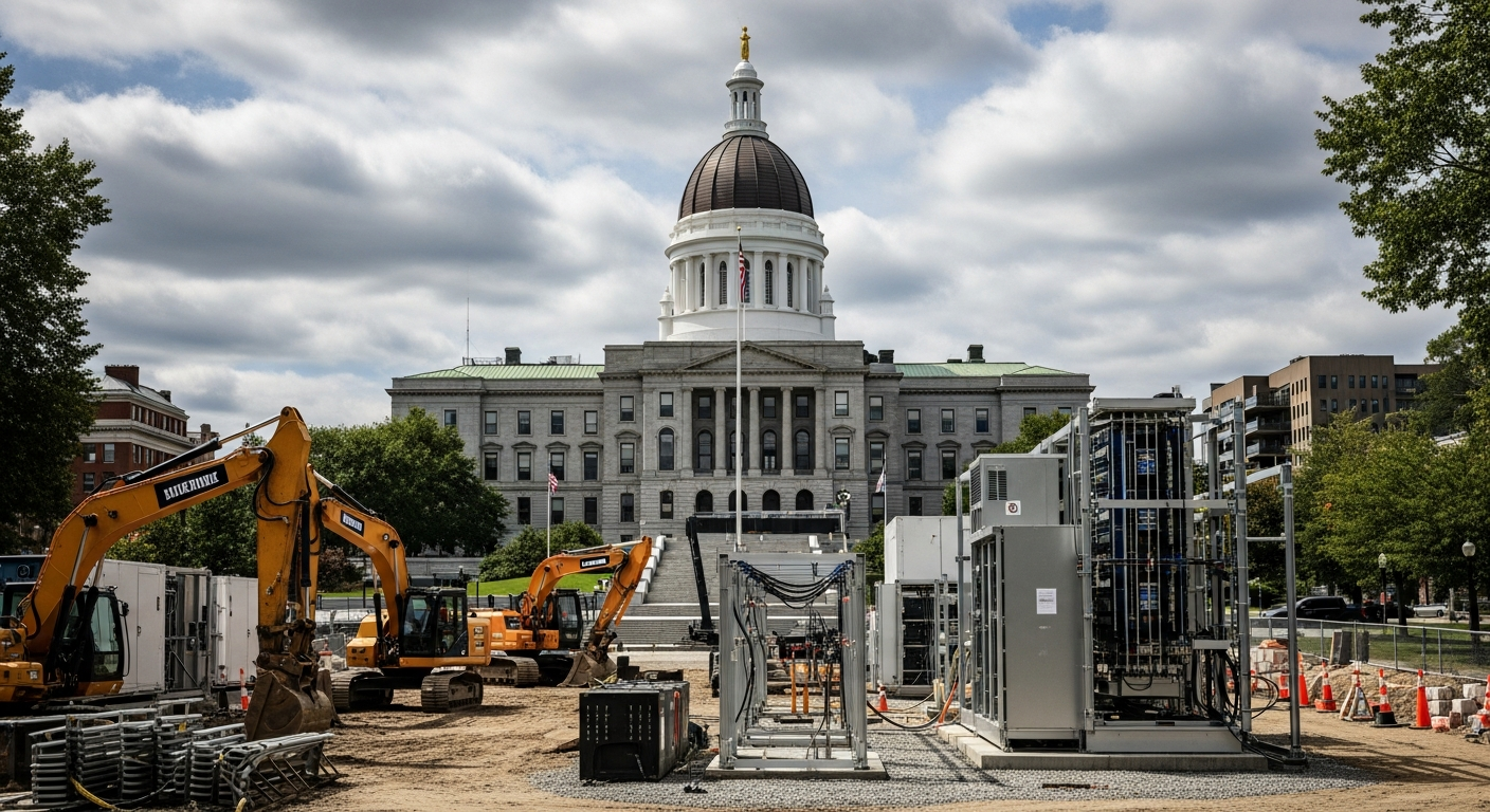 “데이터센터 건설 중단?” 일자리 지키려 거부권 쓴 메인주