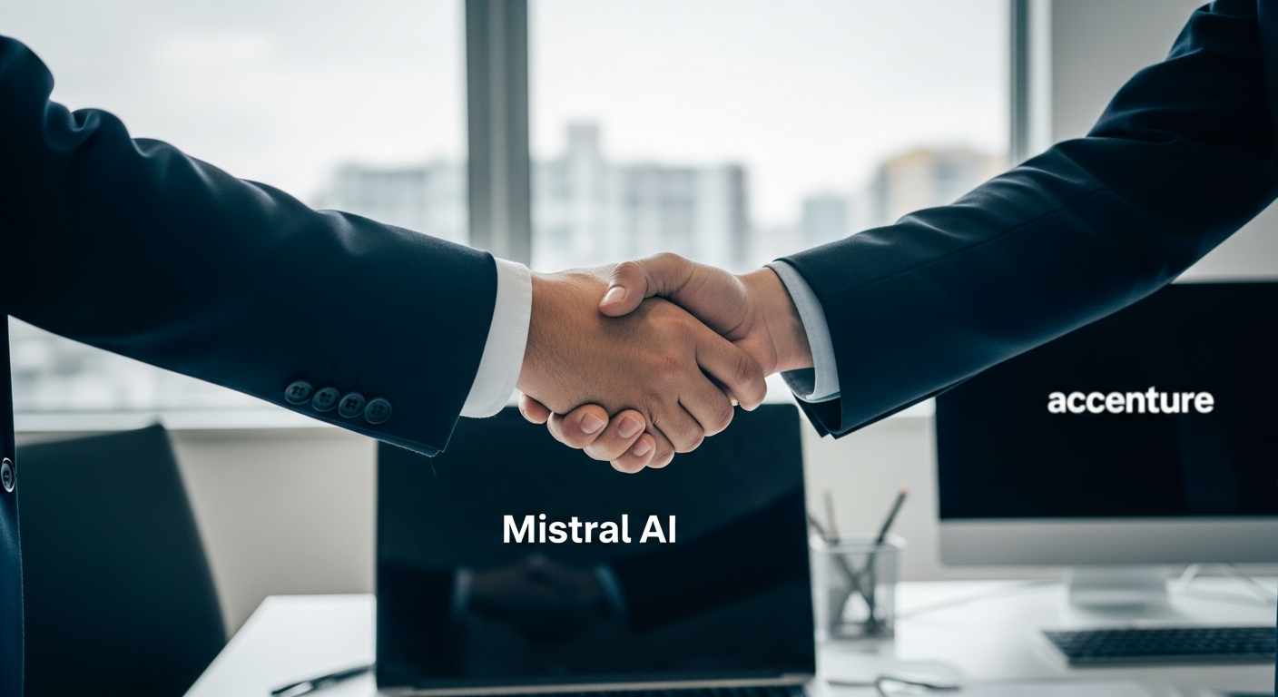“돈 먹는 하마 AI 끝?” 미스트랄, 엑센츄어와 맞손