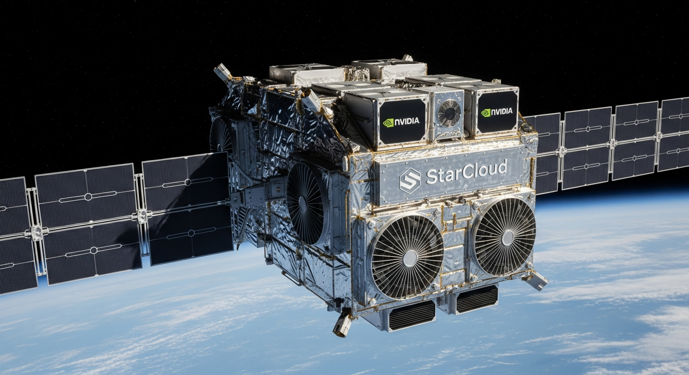 “우주로 간 엔비디아 칩” 1.5조 몸값 스타클라우드 우주 데이터센터