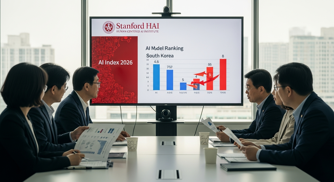 “미국·중국 다음은 한국?” 스탠퍼드 AI 지표 8개로 전격 수정