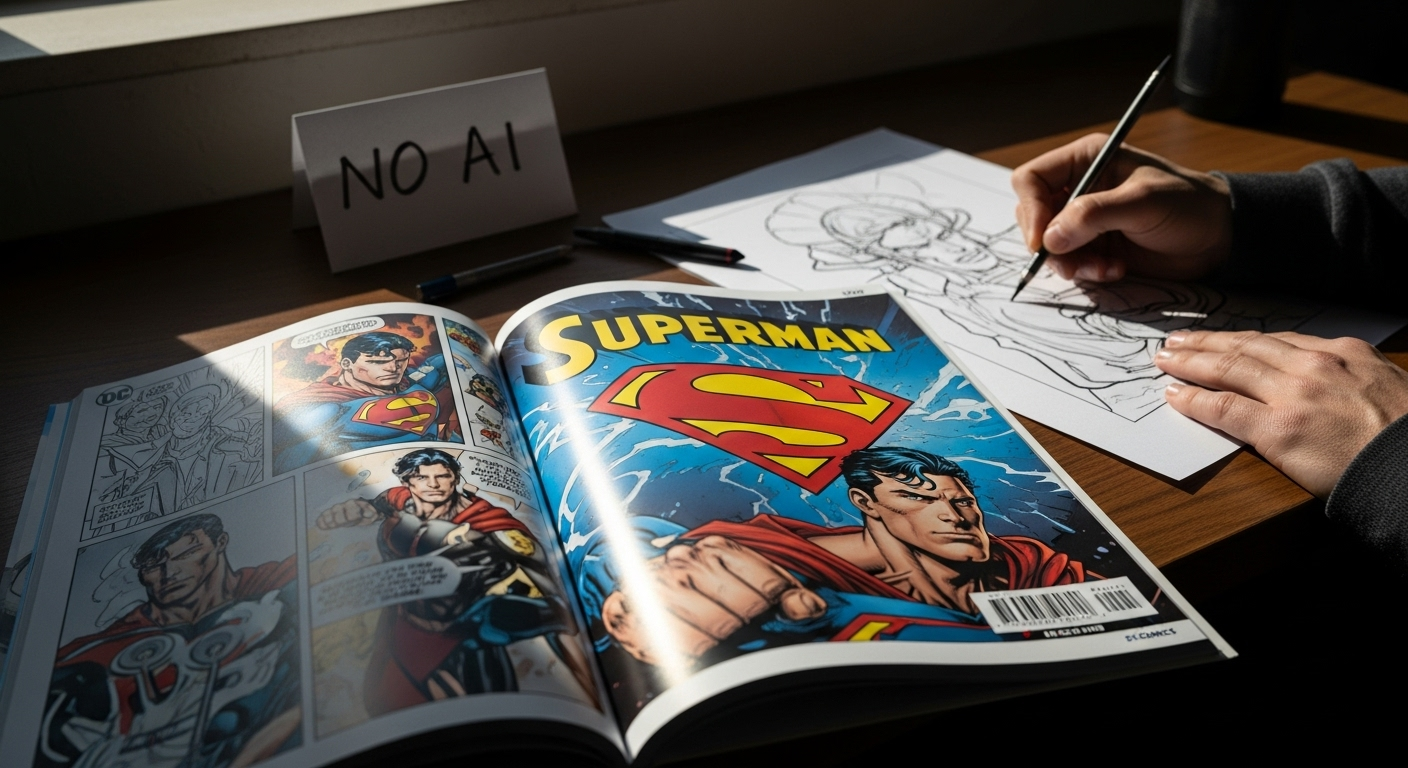“AI 그림 절대 안 써!” DC 코믹스, 창작자들 일자리 지켜낼까?