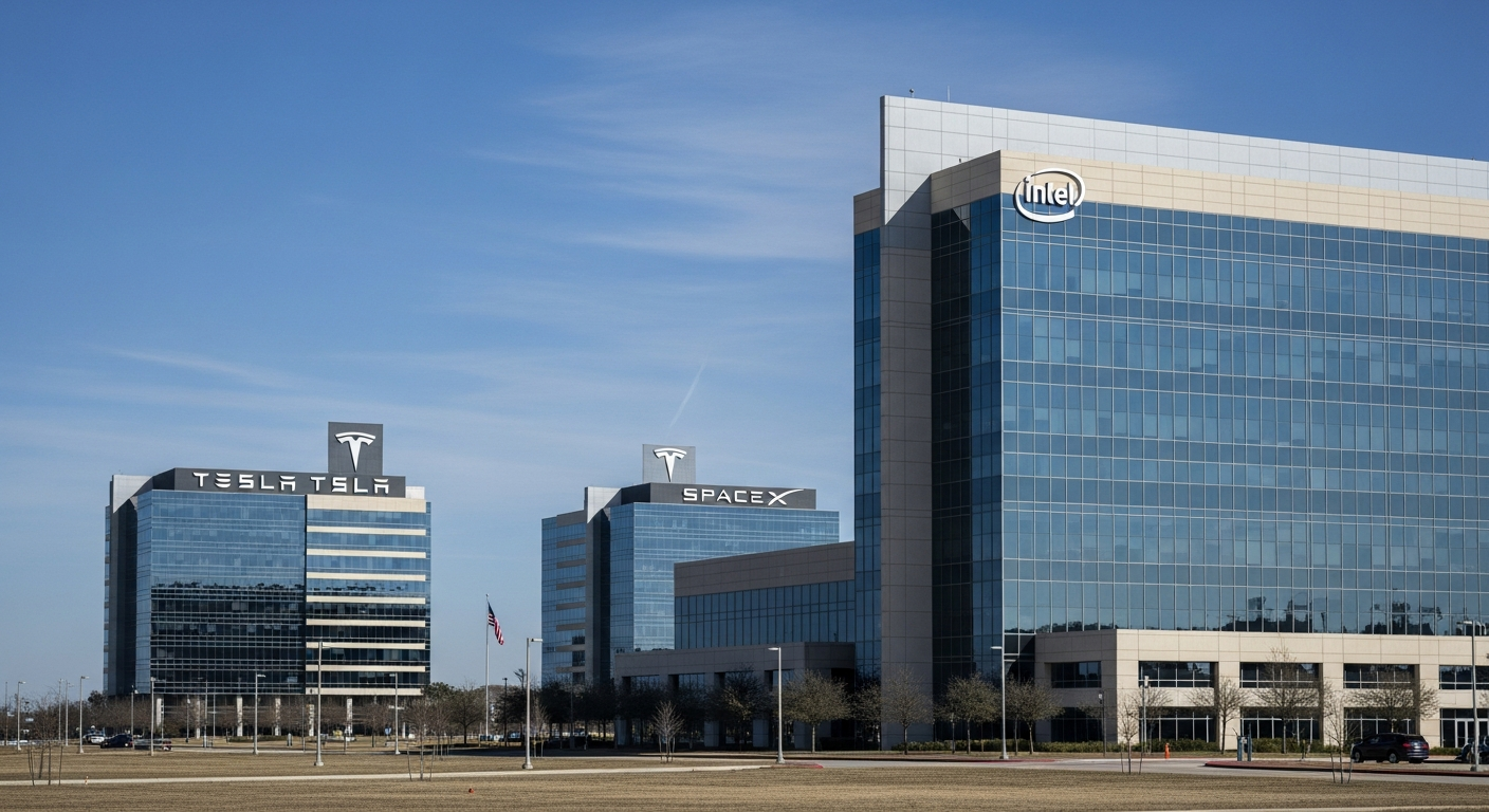 “일론 머스크와 손잡았다” 인텔 반도체 테라팹 프로젝트 합류