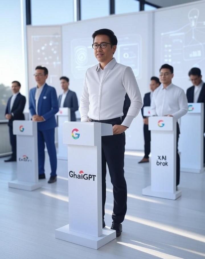 "챗GPT 왕좌 뺏겼다?" 구글 AI, 정확도 1위 차지하며 메타는 꼴찌 굴욕