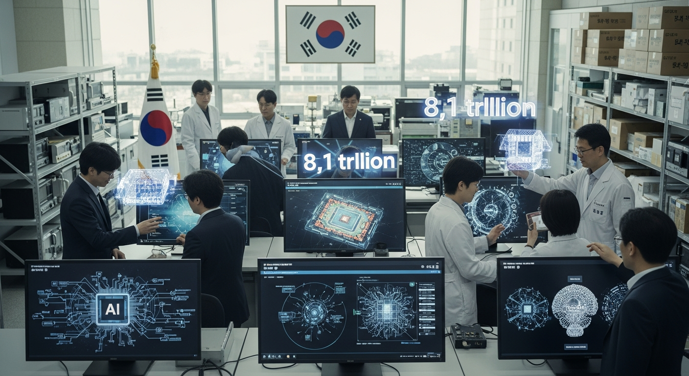 “8조 원 쏟아붓는다” 한국 AI, 세계 3강 진짜 갈까