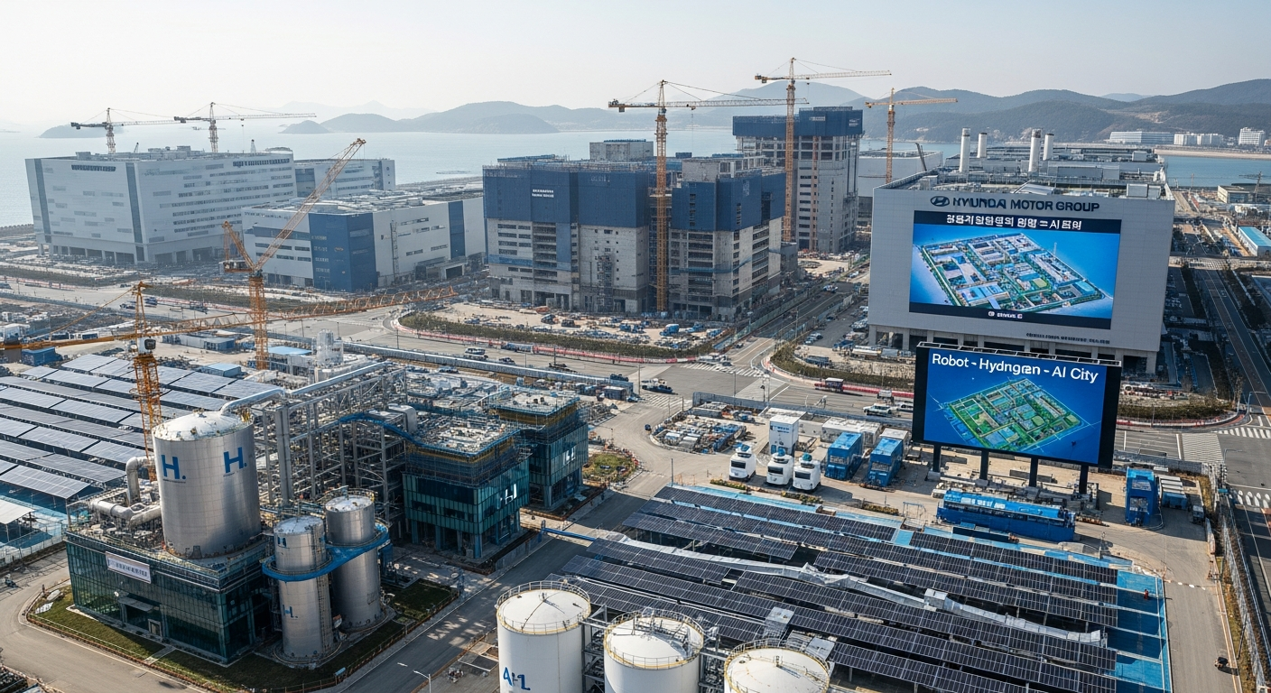 “9조 원 쏟아붓는 미래 도시” 새만금에 로봇 세상 여는 현대차그룹