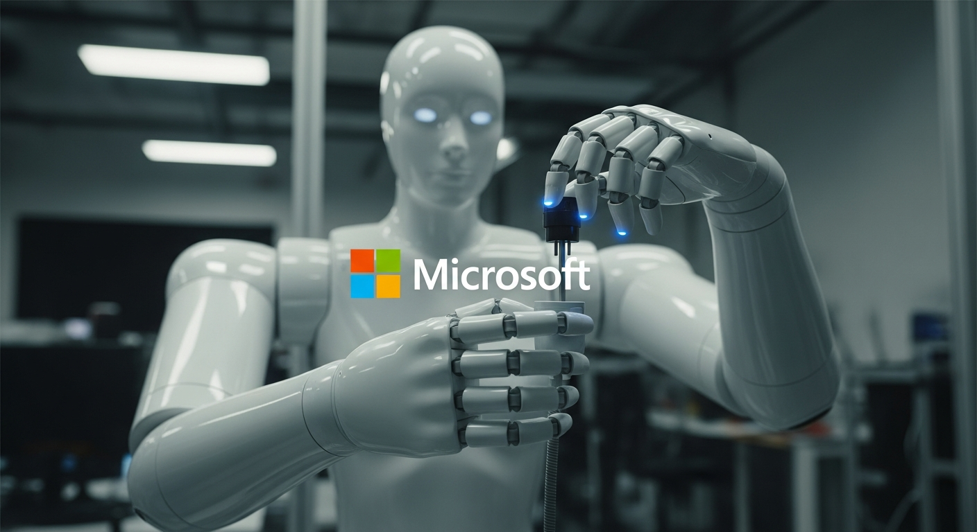 “이건 그냥 사람인데?” 두 손 쓰는 MS 로봇 등장