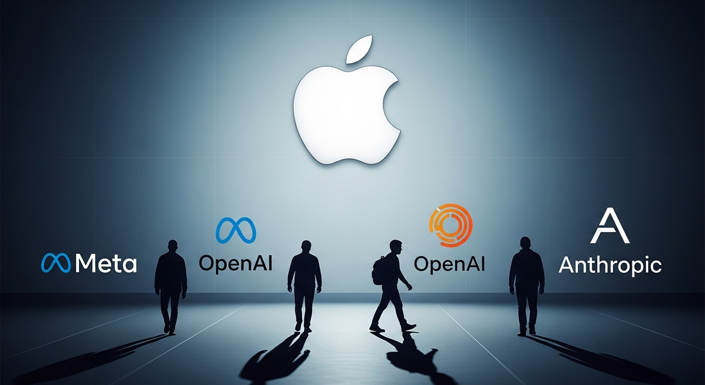 “애플 제국 붕괴 신호탄?” AI 천재들 경쟁사로 떠나는 이유