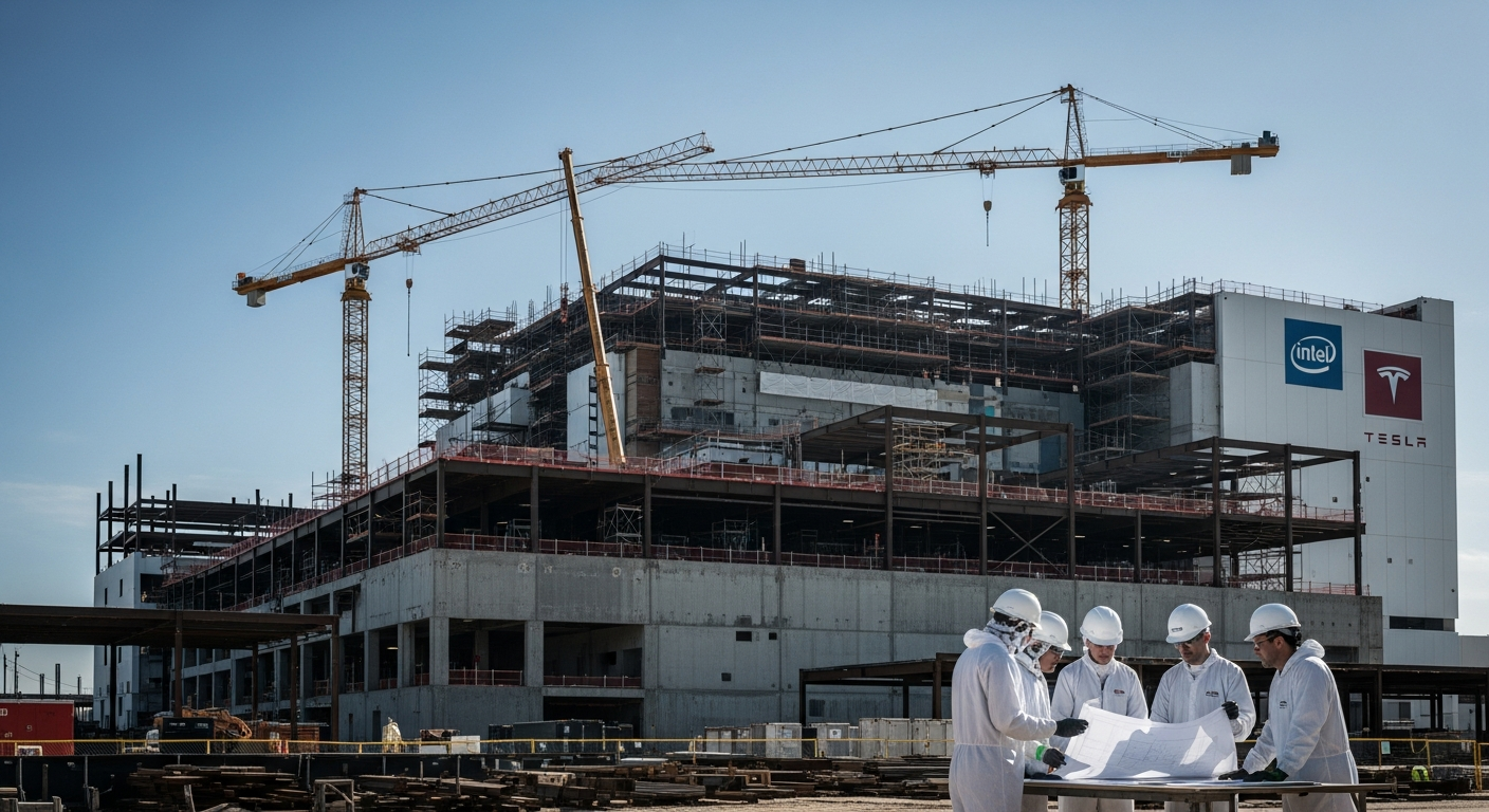 “세상 뒤집을 초대형 공장” 일론 머스크와 인텔이 손잡은 이유